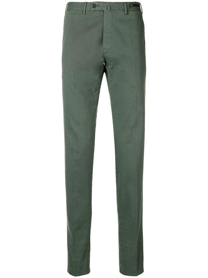 Pt01 Graven Chinos - Green