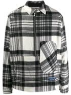 We11done Checked Flannel Shirt - Grey
