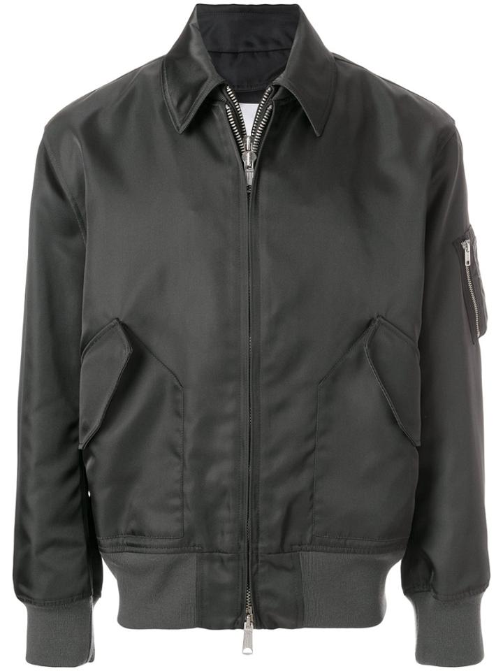 Calvin Klein 205w39nyc Classic Collar Bomber - Grey