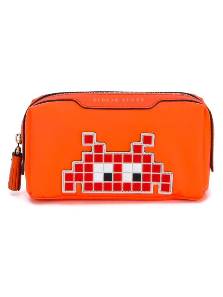 Anya Hindmarch Space Invaders Make-up Bag
