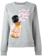 Essentiel Antwerp - 'nacerola' Sequin-embellished Sweatshirt - Women - Cotton/viscose/pvc/glass - 1, Grey, Cotton/viscose/pvc/glass