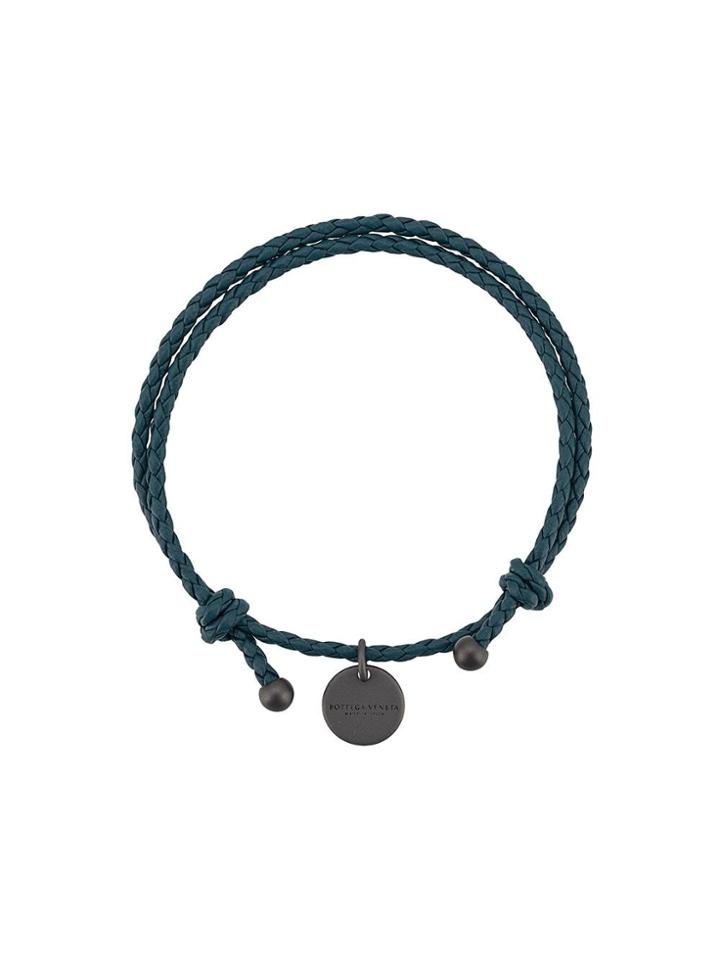 Bottega Veneta Double Intrecciato Bracelet - Blue