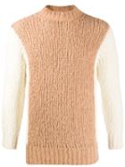 Cp Company Colour-block Jumper - Brown