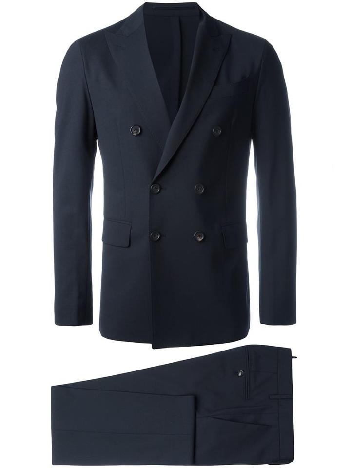 Dsquared2 - Napoli Two-piece Suit - Men - Polyester/spandex/elastane/viscose/virgin Wool - 46, Blue, Polyester/spandex/elastane/viscose/virgin Wool