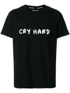 House Of Holland Cry Hard Print T-shirt - Black