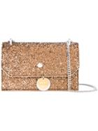 Jimmy Choo Sequinned 'finley' Shoulder Bag, Women's, Grey, Calf Leather