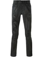 Off-white Ripped Jeans, Men's, Size: 32, Grey, Cotton/spandex/elastane