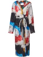 Vionnet Long Printed Kimono - Multicolour