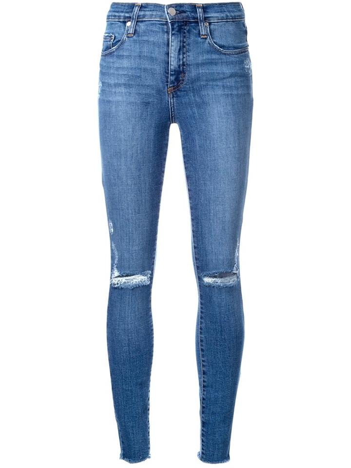 Nobody Denim Cult Skinny Ankle Jeans, Women's, Size: 26, Blue, Cotton/polyester/spandex/elastane