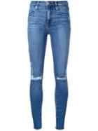 Nobody Denim Cult Skinny Ankle Jeans, Women's, Size: 26, Blue, Cotton/polyester/spandex/elastane