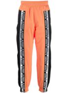 Adidas Logo Tape Track Trousers - Orange