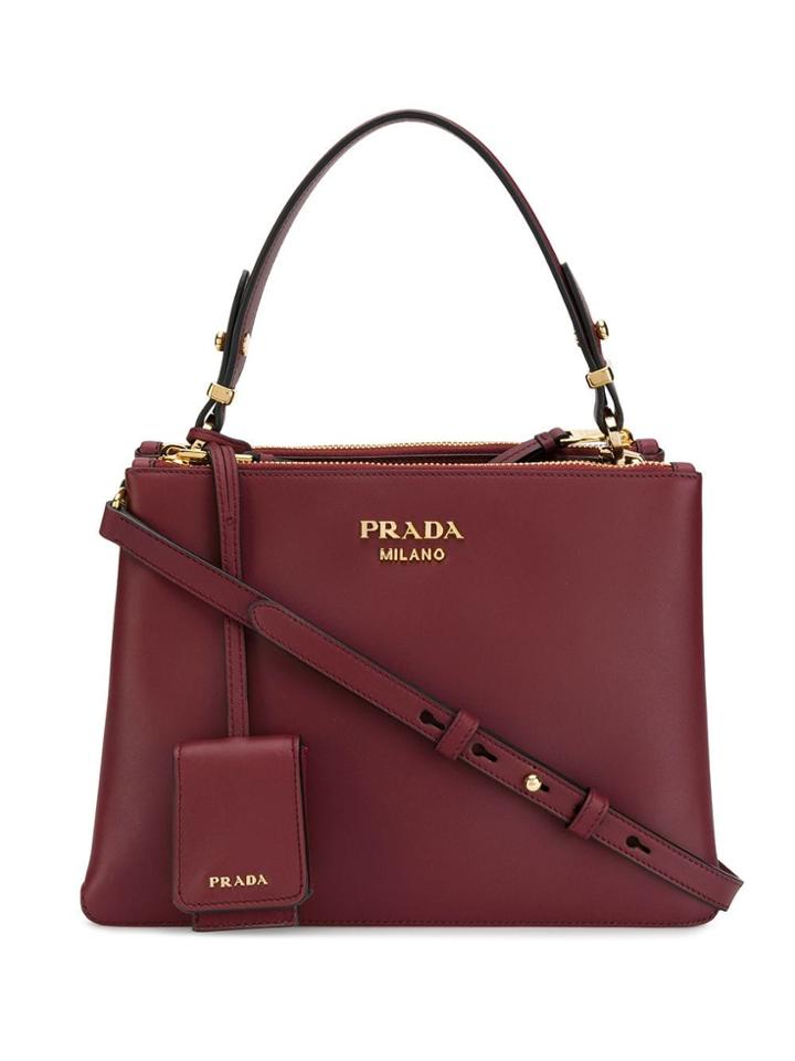 Prada Small Deux Bag - Red