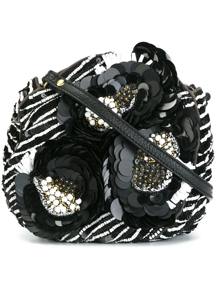 Jamin Puech Sequined Crossbody Bag, Women's, Black