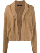 Steffen Schraut Open Front Cardigan - Brown