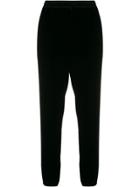 Gold Hawk Fantasy Velvet Trousers - Black