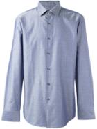 Boss Hugo Boss Button Down Shirt, Men's, Size: 45, Blue, Cotton