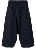 Y-3 Drop-crotch Casual Shorts - Blue
