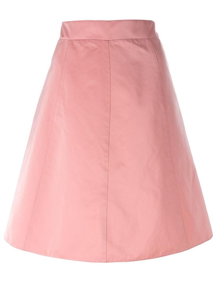Red Valentino A-line Skirt, Women's, Size: 40, Pink/purple, Polyester