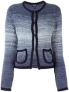 Armani Jeans Contrast Trim Knit Jacket