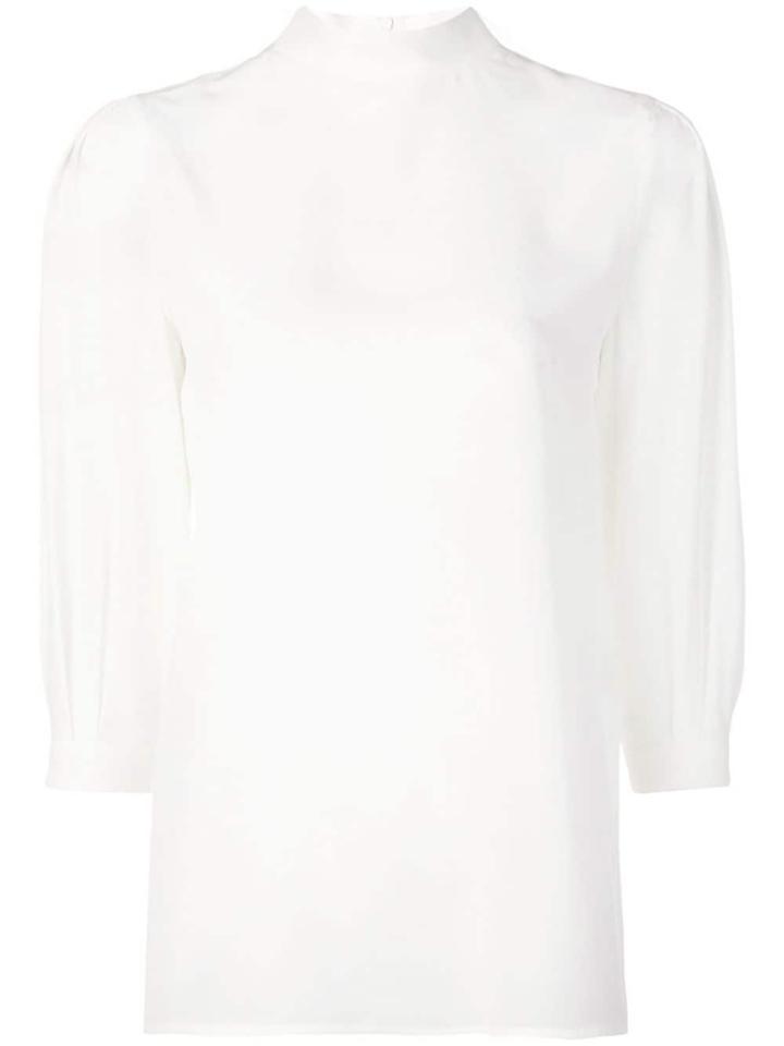 Givenchy Semi-sheer Fluid Blouse - White