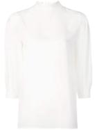 Givenchy Semi-sheer Fluid Blouse - White