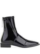 Fendi Patent Leather Ankle Boots - Neutrals
