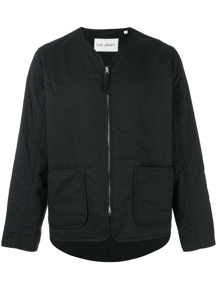 Our Legacy - Poplin Jacket - Men - Cotton/polyester - 50, Black, Cotton/polyester