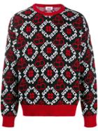 Gcds Fruit And Logo Patterned Sweater - Black