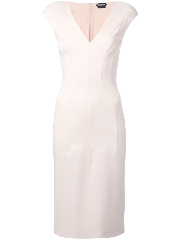 Tom Ford Padded Shoulder Dress - Pink