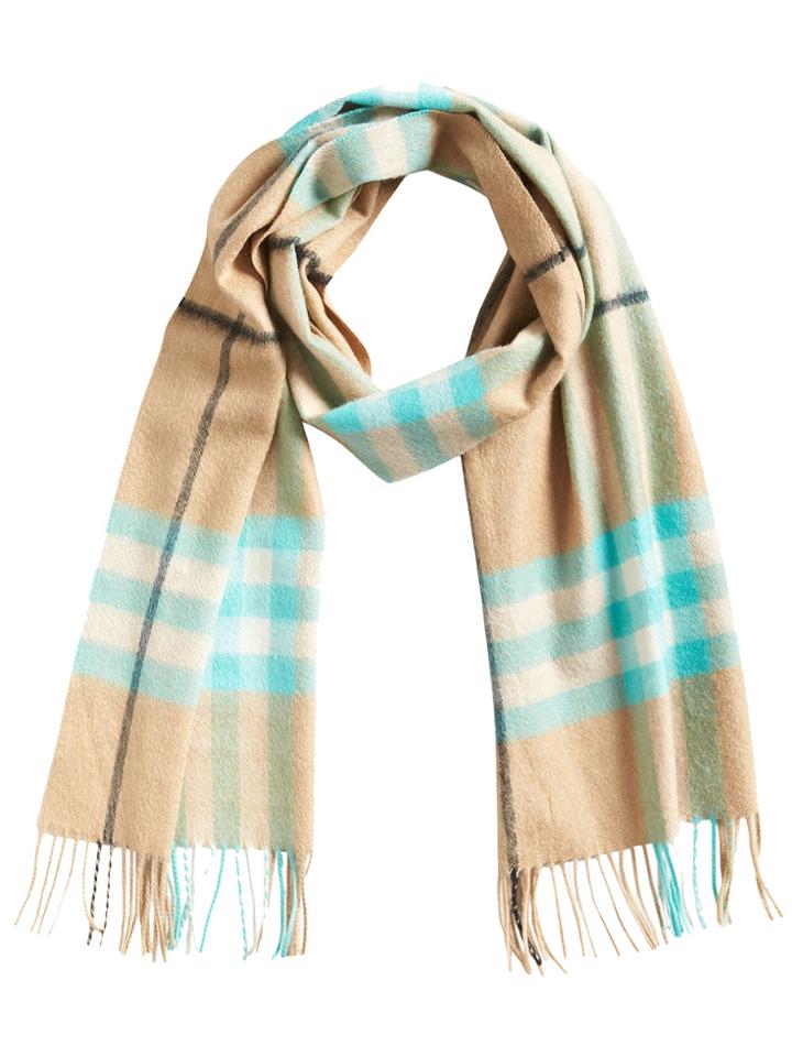Burberry Check Cashmere Scarf - Nude & Neutrals