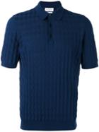 Ballantyne - Diamond Knit Polo Shirt - Men - Cotton - 48, Blue, Cotton