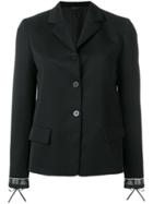 Jil Sander Layered Cuff Blazer - Black