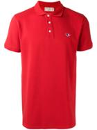 Maison Kitsuné Slim-fit Polo Shirt - Red