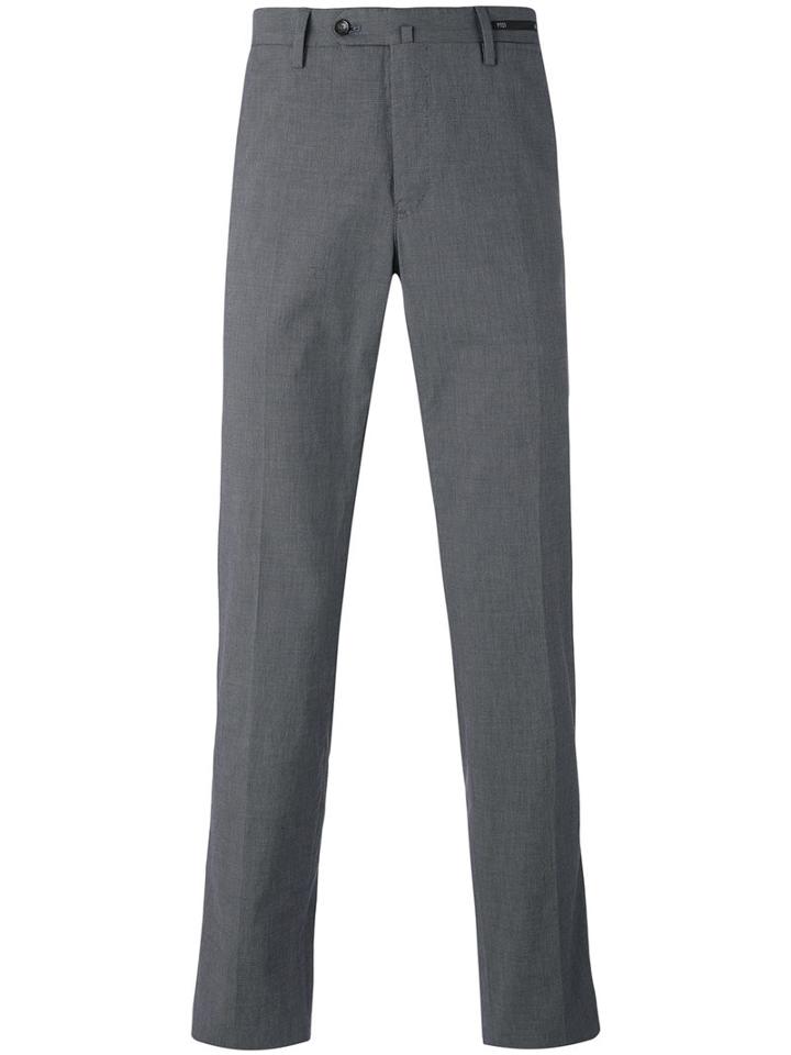 Pt01 - Slim Chinos - Men - Cotton/spandex/elastane - 54, Blue, Cotton/spandex/elastane