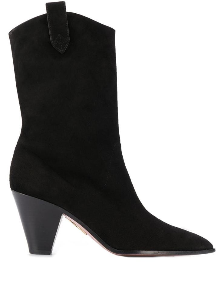 Aquazzura Saint Honore' Bootie 70 - Black