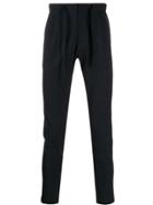 Entre Amis Tapered Drawstring Trousers - Blue