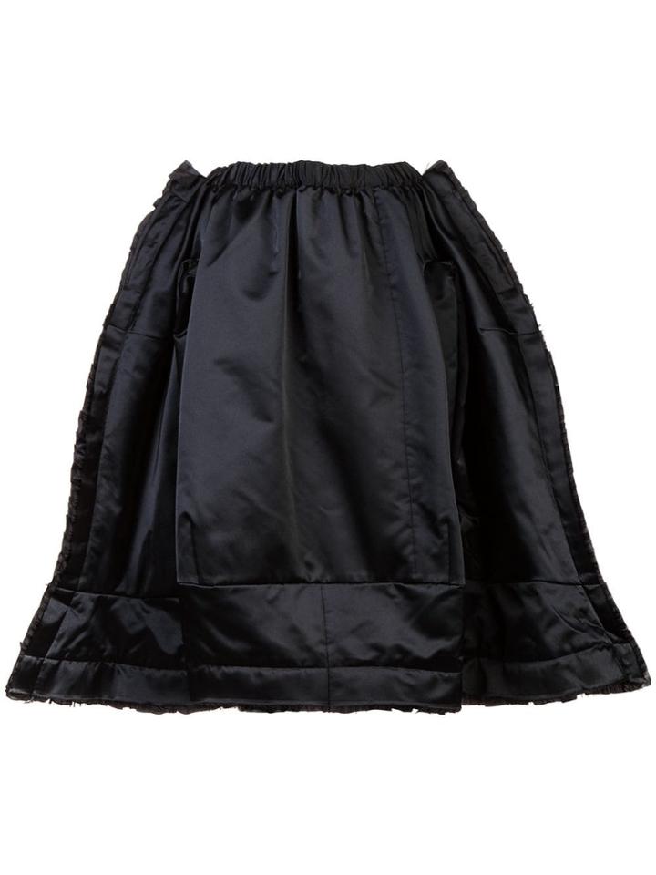 Comme Des Garçons Decorated Midi Skirt - Black