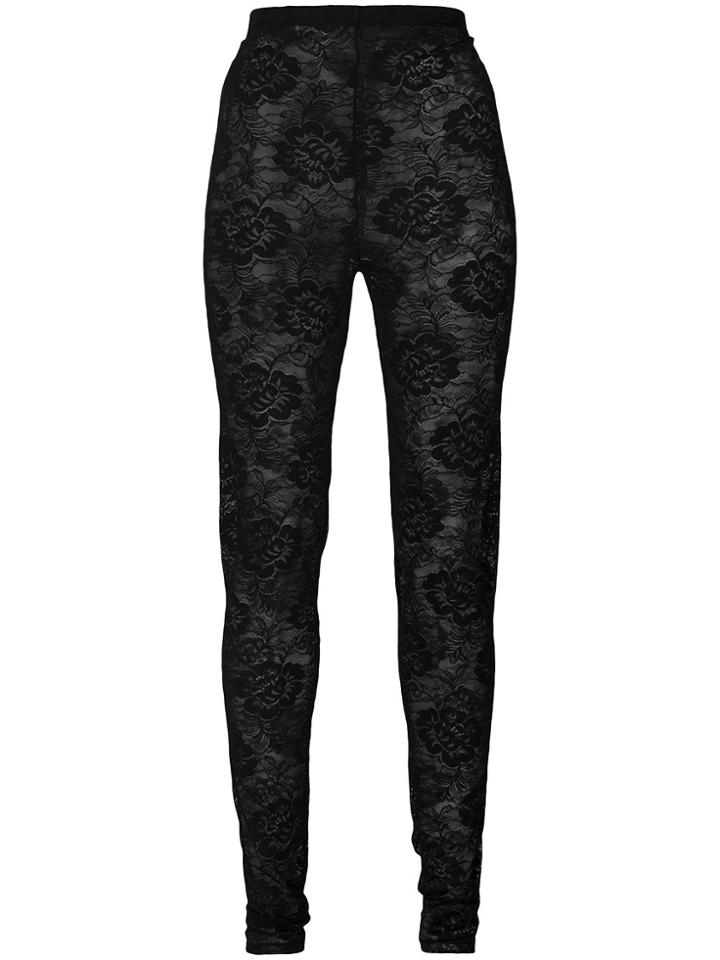 Gucci Floral Lace Leggings - Black