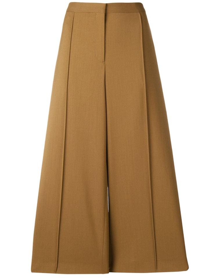 Jil Sander Wide-leg Cropped Trousers - Neutrals