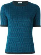 P.a.r.o.s.h. 'legeo' Knitted Blouse, Women's, Size: Small, Green, Acrylic/virgin Wool