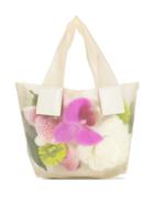 Kara Mini Floral Print Tote Bag - Neutrals