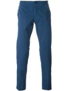 Incotex Stretch Slim-fit Trousers, Men's, Size: 50, Blue, Cotton/spandex/elastane