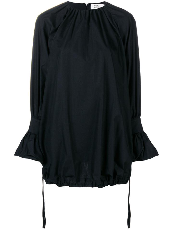 Comme Des Garçons Noir Kei Ninomiya Gathered Long Length Blouse -