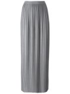 Theory Long Pleated Skirt