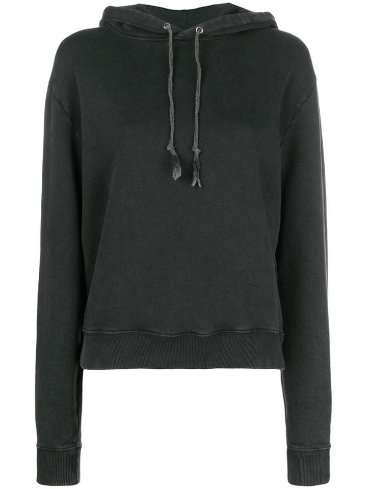 Saint Laurent 1971 Embellished Hoodie - Black