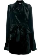 Ann Demeulemeester - Robe Coat - Women - Silk/polyester/acetate/rayon - 38, Black, Silk/polyester/acetate/rayon