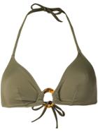 Solid & Striped Sadie Halterneck Bikini Top - Green