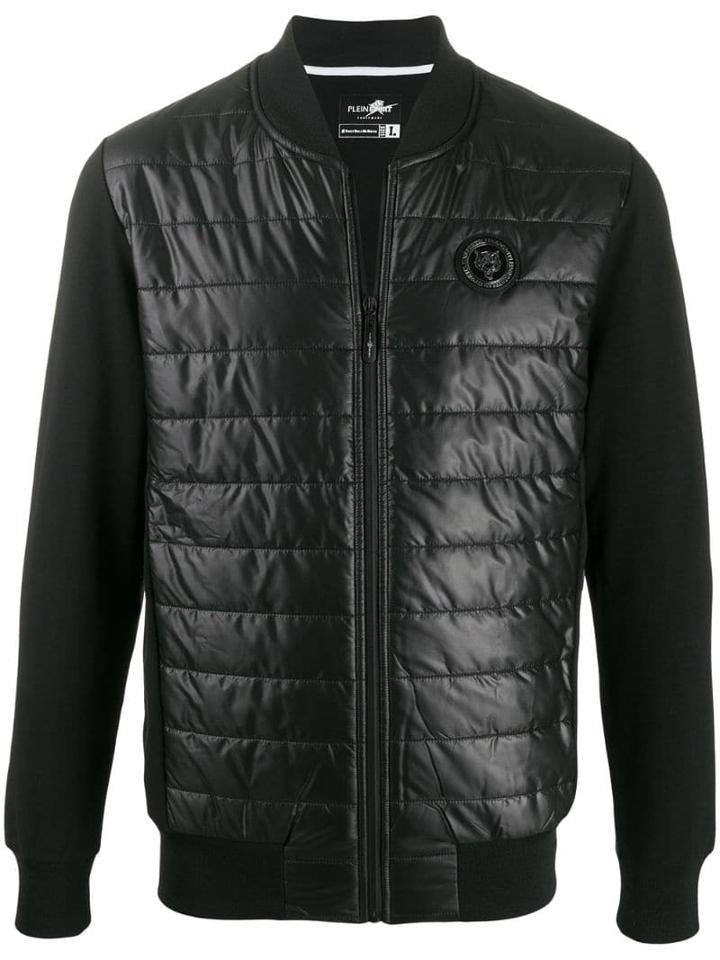 Plein Sport Zipped Padded Jacket - Black