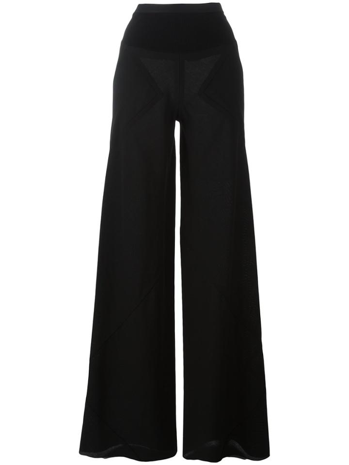Rick Owens 'bias' Palazzo Pants - Black