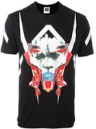 Les Hommes Urban Mask Print T-shirt, Men's, Size: Xxl, Black, Cotton